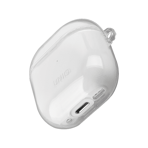 Uniq Glase Hang Case for AirPods 4th Gen - Glossy Clear