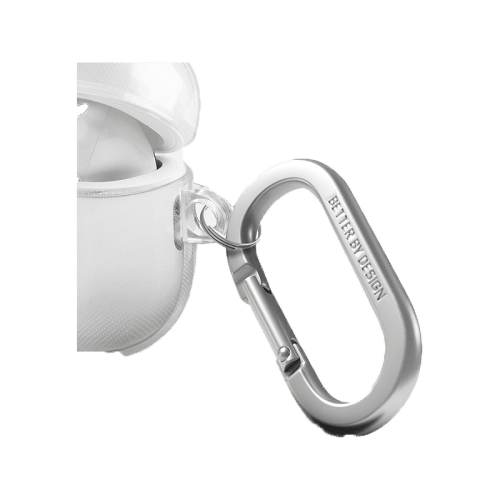 Uniq Glase Hang Case for AirPods 4th Gen - Glossy Clear