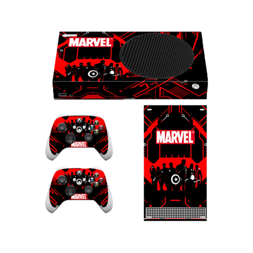 Gamer Gear Xbox Series S Console Faceplate Sticker - Marvel