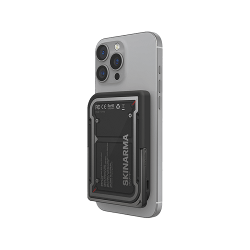 SkinArma Mecha Nexus USB-C 5000mAh Power Bank Built-In Kick Stand - Black