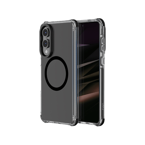 Uniq Hybrid Combat MagSafe Case for Samsung Galaxy S25 Edge - Carbon Black