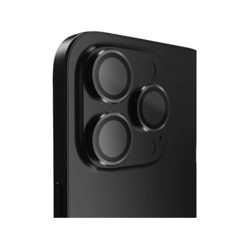 BodyGuardz Pure 3 Individual Camera Lens Protector for iPhone 16 Pro and 16 Pro Max - Black