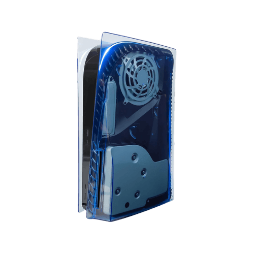Gamer Gear PS5 Disc Console Faceplate - Transparent Blue