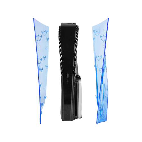 Gamer Gear PS5 Disc Console Faceplate - Transparent Blue