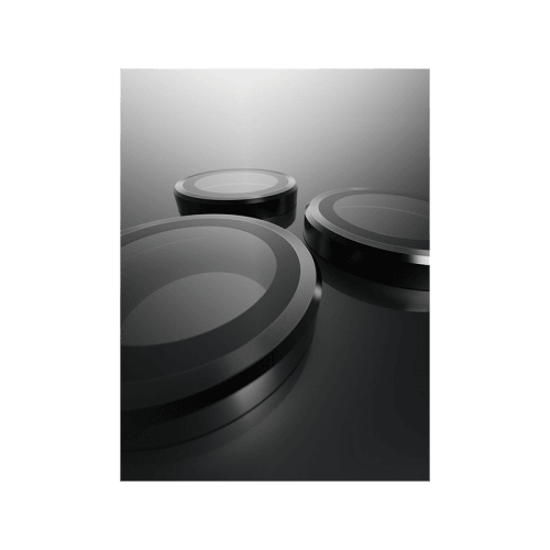 BodyGuardz Apex Individual Camera Lens Protector for iPhone 16 Pro & 16 Pro Max - Black