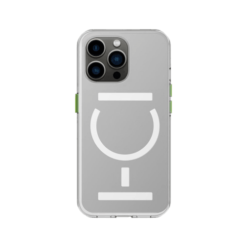 Goui Magnetic Case With Magnetic Bars for iPhone 14 Pro + Magnetic Strap - Clear