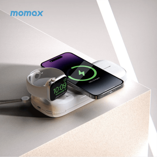 Momax Airbox Go Power Capsule With MagSafe 10000mAh Power Bank - White