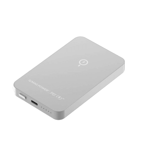 Momax Q.Mag Power 6 Magnetic Wireless 5000mAh Battery Pack - Silver