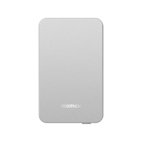 Momax Q.Mag Power 6 Magnetic Wireless 5000mAh Battery Pack - Silver