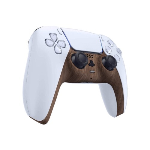 Gamer Gear Faceplate for PS5 Controller - Soft Touch Wooden Grain