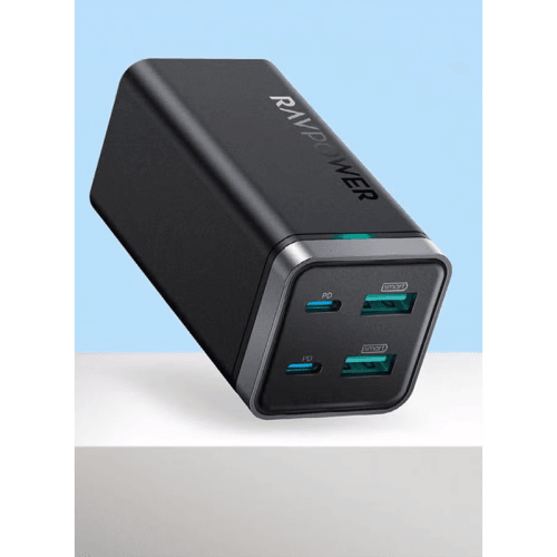 RavPower Pioneer 4 - Port 65W PD Desktop Chargers - Black