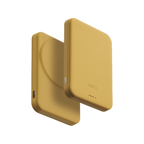 Uniq Lyden Lexa MagSafe USB-C PD 5000mAh Power Bank - Canary Yellow