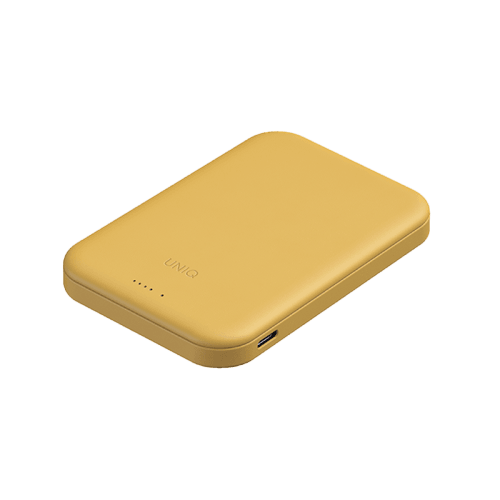 Uniq Lyden Lexa MagSafe USB-C PD 5000mAh Power Bank - Canary Yellow