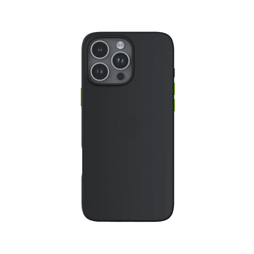 Goui Magnetic Case With Magnetic Bars for iPhone 16 Pro + Magnetic Strap - Black Stone