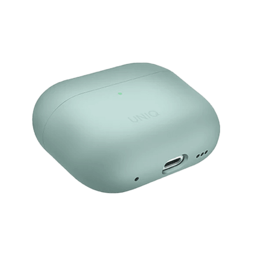 Uniq Hybrid Lino Liquid Silicon Case for Airpods Pro 2 - Mint Green