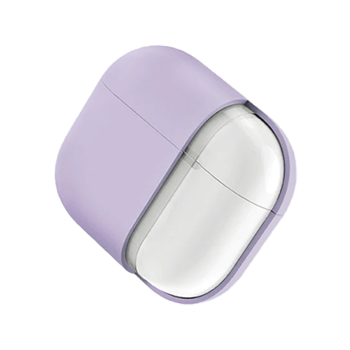 Uniq Hybrid Lino Liquid Silicon Case for Airpods Pro 2 - Lilac Lavender
