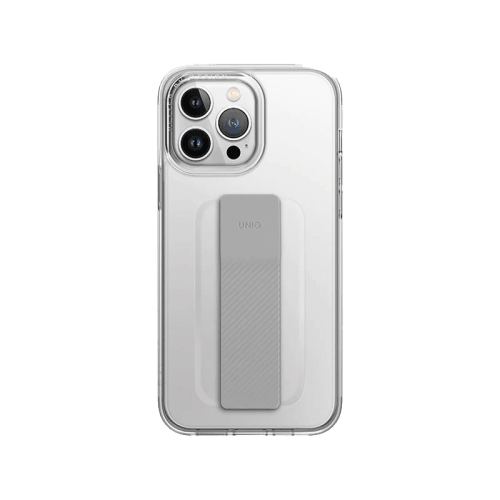 Uniq Hybrid Heldro Mount Series Case for iPhone 14 Pro Max - Lucent Clear