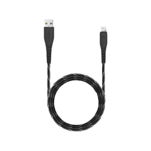 Energea Nyloflex USB-A to Lightning Cable 1.5M - Black