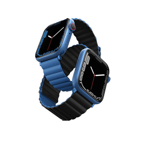 Uniq Revix Reversible Strap for Apple Watch 42/44/45mm - Caspian Blue / Black