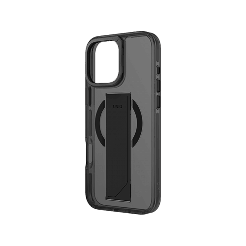 Uniq Hybrid Heldro Max MagSafe Case with Camera Stand for iPhone 16 Pro Max – Vapour Smoke