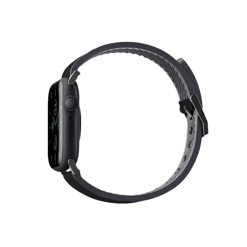 Uniq Straden Leather Strap for Apple Watch 42/44/45 - Midnight Black