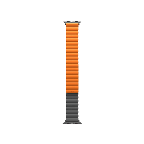 Uniq Revix Reversible Strap for Apple Watch 42/44/45mm - Charcoal Grey / Orange