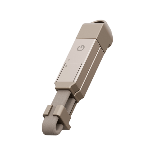 Energea Sheath 2 in 1 USB-C to USB-C + Lightning 480Mbps 60W 15cm Cable - Gold