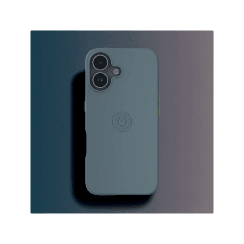 Goui Magnetic Case With Magnetic Bars for iPhone 17 + Magnetic Strap - Steel Grey
