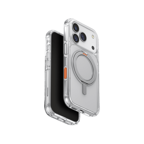 Uniq Hybrid Swivix With 360 Rotating Kickstand MagSafe Case for iPhone 17 Pro - Lucent Clear