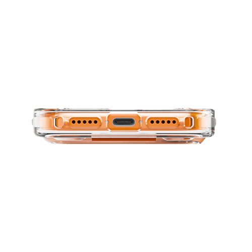 Uniq Hybrid Heldro Air MagSafe Case for iPhone 17 Pro - Volt Orange