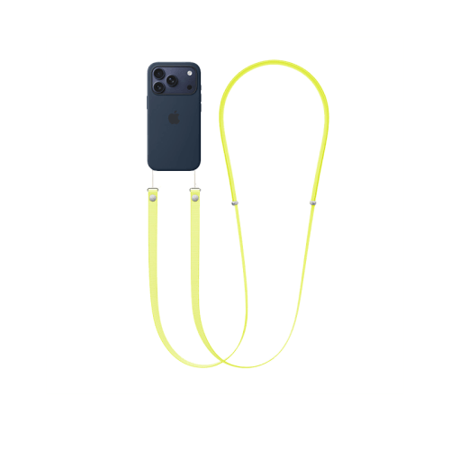Apple Crossbody Strap - Neon Yellow