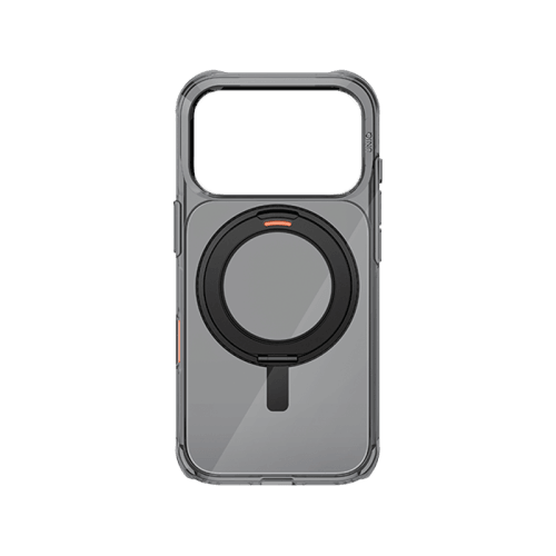 Uniq Hybrid Swivix With 360 Rotating Kickstand MagSafe Case for iPhone 17 Pro Max - Carbon Black