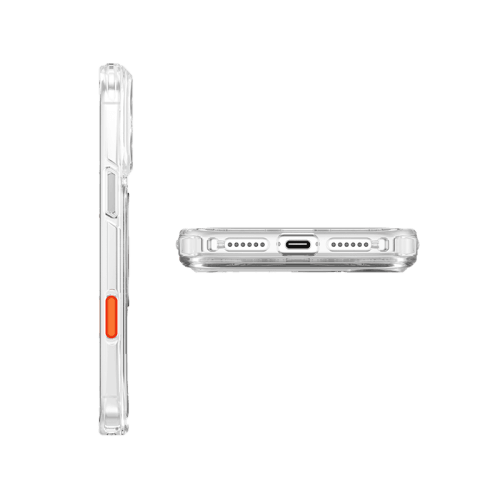 Uniq Hybrid Swivix With 360 Rotating Kickstand MagSafe Case for iPhone 17 Pro Max - Lucent Clear