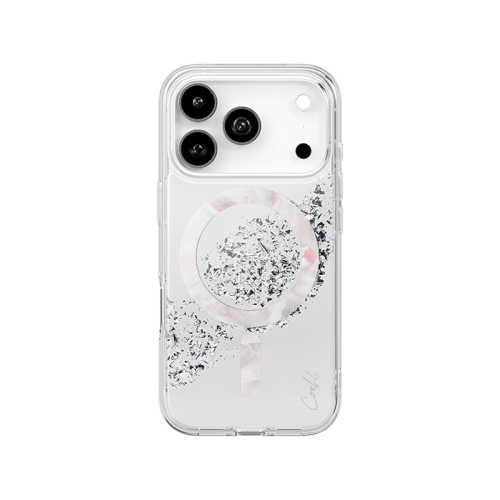 Uniq Coehl Crystelle MagSafe Case for iPhone 17 Pro Max - Sparkling Silver