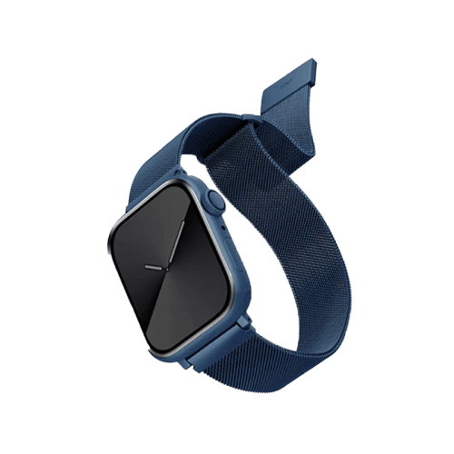 Uniq Dante Milanese Mesh Steel Strap for Apple Watch 42/44/45mm - Cobalt Blue