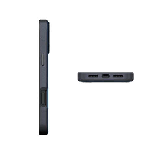 Uniq Hybrid Lyden DS MagSafe Case for iPhone 17 Pro Max - Steel Blue / Charcoal