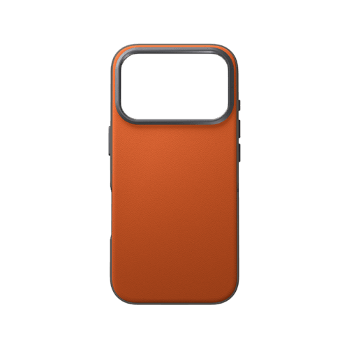 Uniq Hybrid Lyden DS MagSafe Case for iPhone 17 Pro - Flame Orange / Flint Grey