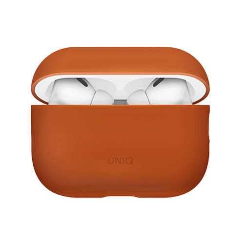 Uniq Hybrid Lino Case for Airpods Pro 3 - Sunset Orange