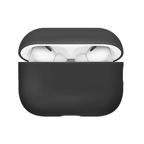 Uniq Hybrid Lino Case for Airpods Pro 3 - Charcoal Grey