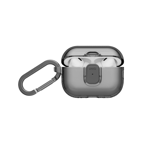 Uniq Glase Pro Lock Case for Airpods Pro 3 - Glossy Smoke