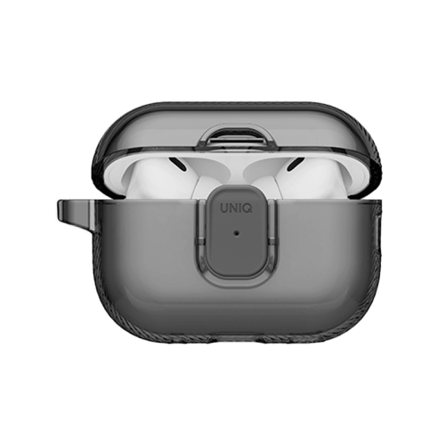 Uniq Glase Pro Lock Case for Airpods Pro 3 - Glossy Smoke