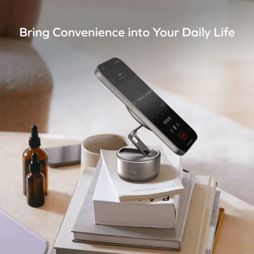 Momax One-Snap Go Magnetic Suction Phone Stand - Titanium