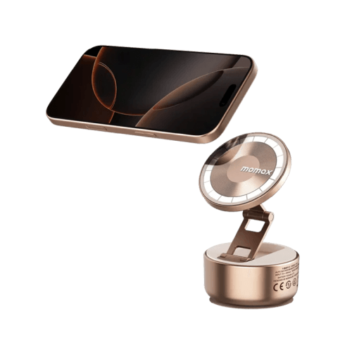 Momax One-Snap Go Magnetic Suction Phone Stand - Desert Titanium