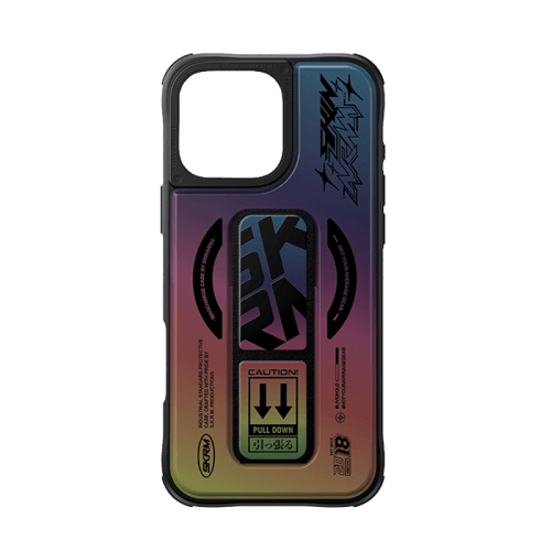 SkinArma Kira Kobai MagSafe Case With Grip Stand for iPhone 16 Pro - Hologram