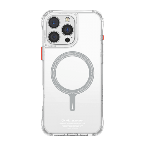 SkinArma Saido Clear MagSafe Case for iPhone 16 Pro