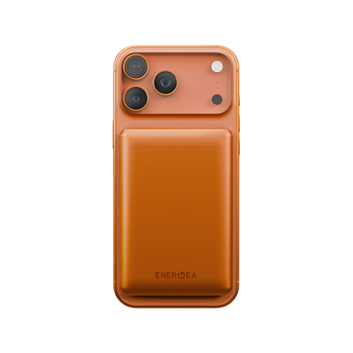 Energea AluPac Ultra Light Aluminum MagSafe 10000mAh Power Bank - Orange